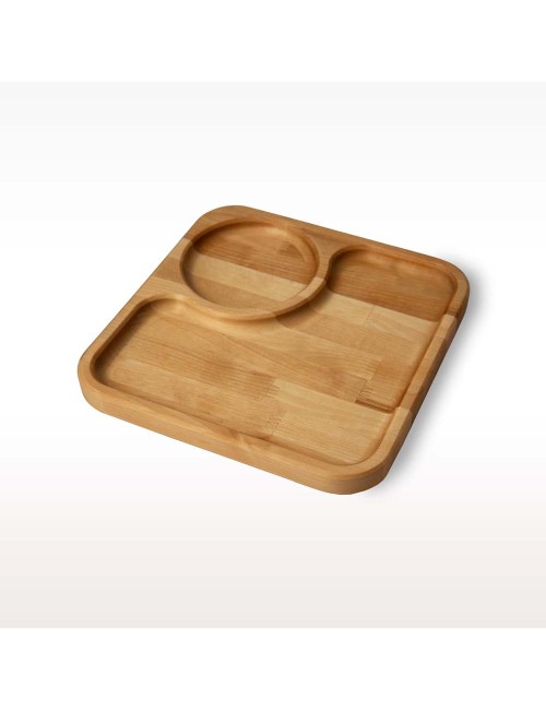 3014 WOODEN MINI TRAY SUNGLE CUP SECTION