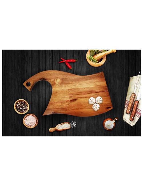 3032 WOODEN CHOPPING BOARD 40 X 20CM