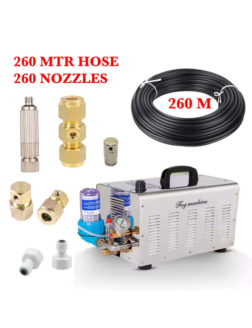 PC-2805A FOG MACHINE 3.0KW 260 MTR HOSE 260 NOZZLES 15