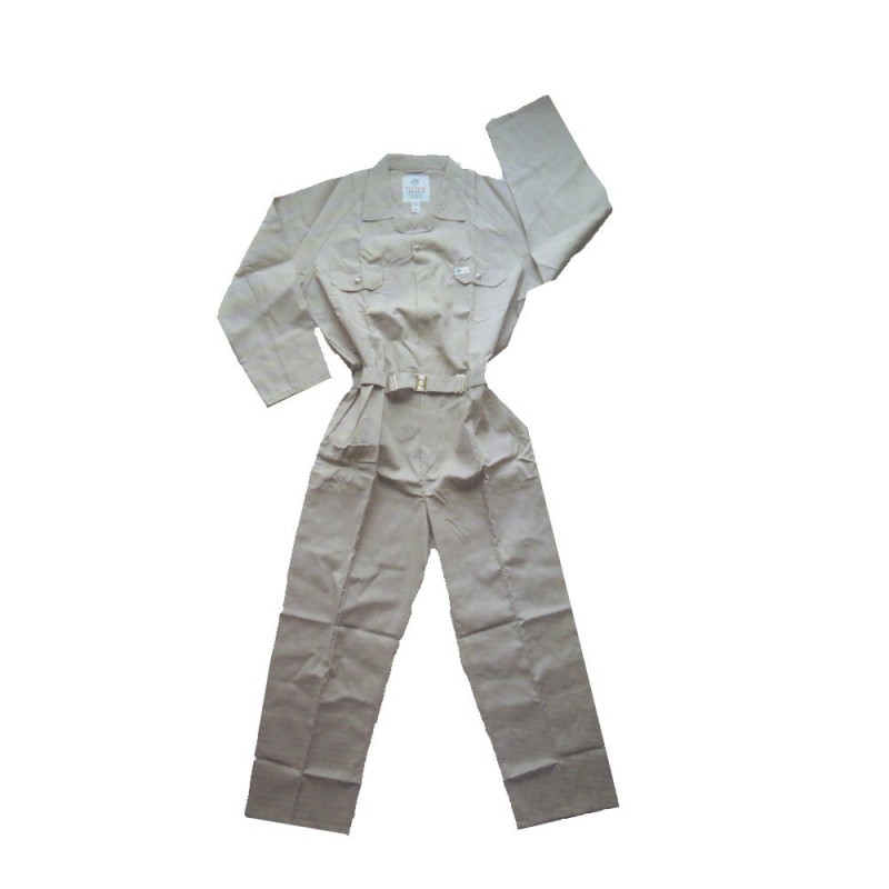 FT-1219 COVERALL MIX POLYSTER & COTTON BEIGE 2XL