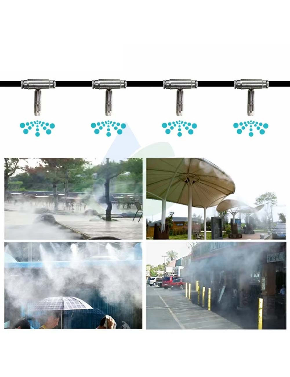 PC-2802D FOG MACHINE 550W 30 MTR HOSE 30 NOZZLES