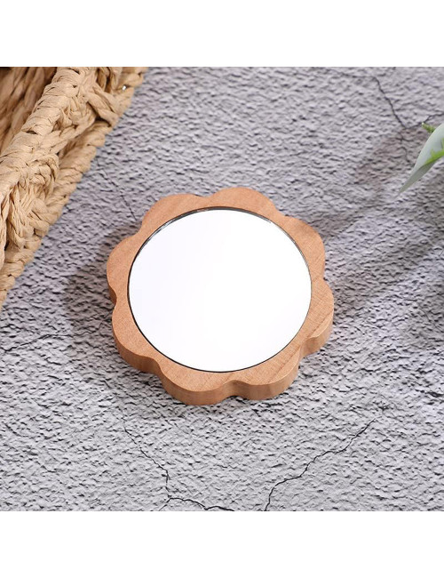 2002 PORTABLE MINI WOODEN MIRROR