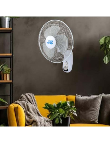 WF40-1 WALL FAN 3 BLADES WITH REMOTE CONTROL 45W 16"