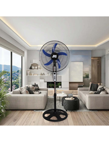SF40-12 STAND FAN WITH ROUND 5 HOLE BASE 50W 18"