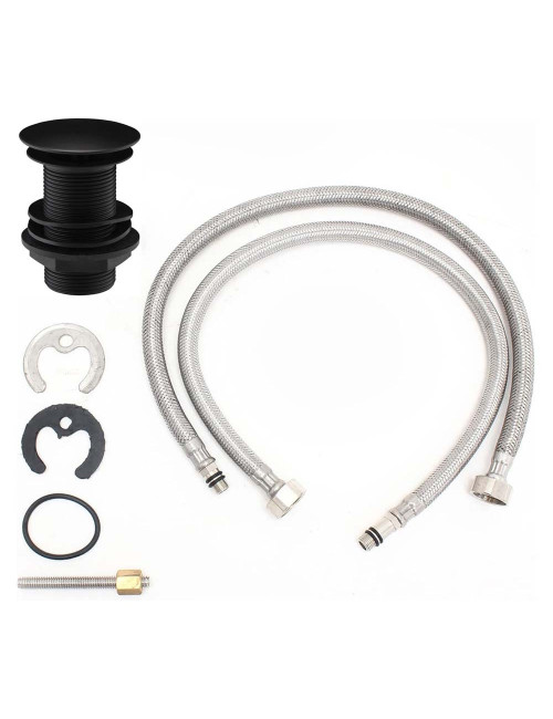 BERLIN خلاط مغسلة اسود B-01H