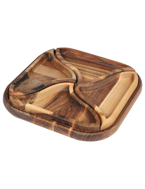 2042 WOODEN NUTS TRAY 25CM