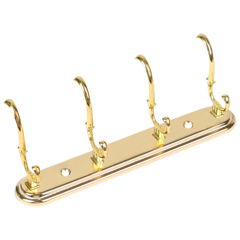 CLOTHES HANGER GOLDEN 4 TEETH HD