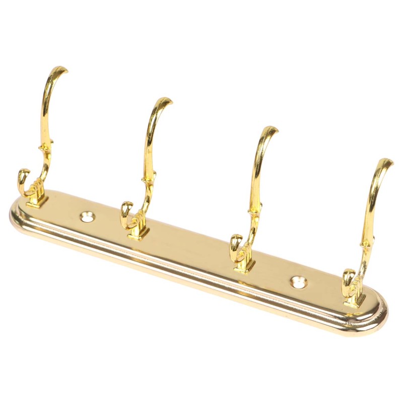 CLOTHES HANGER GOLDEN 4 TEETH HD