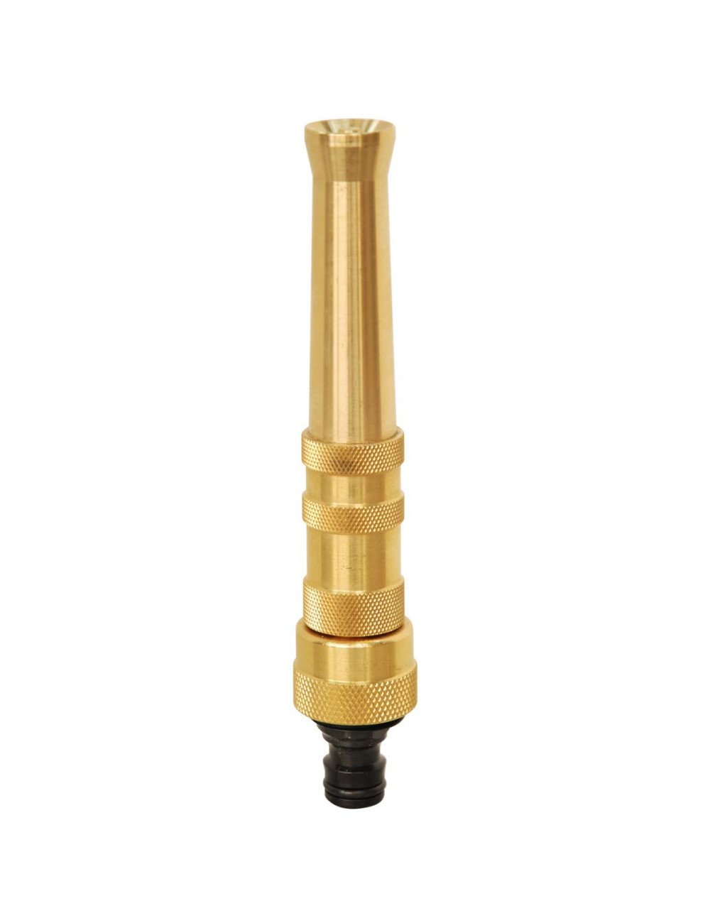 X621D2 SOLID BRASS HOSE ADJUSTABLE NOZZLE 6"