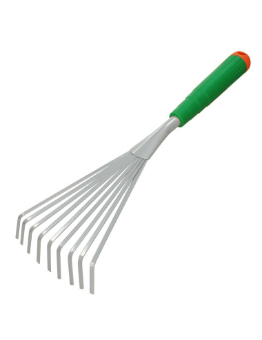 AB02 FIBERGLASS HANDLE GARDEN HAND RAKE 9T