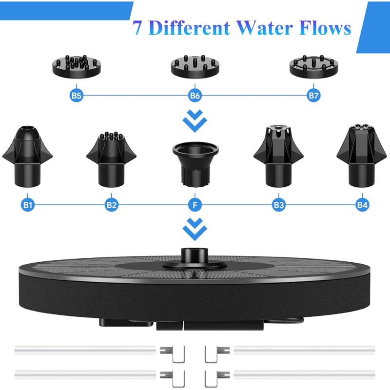 SP01B SOLAR FOUNTAIN 180MM