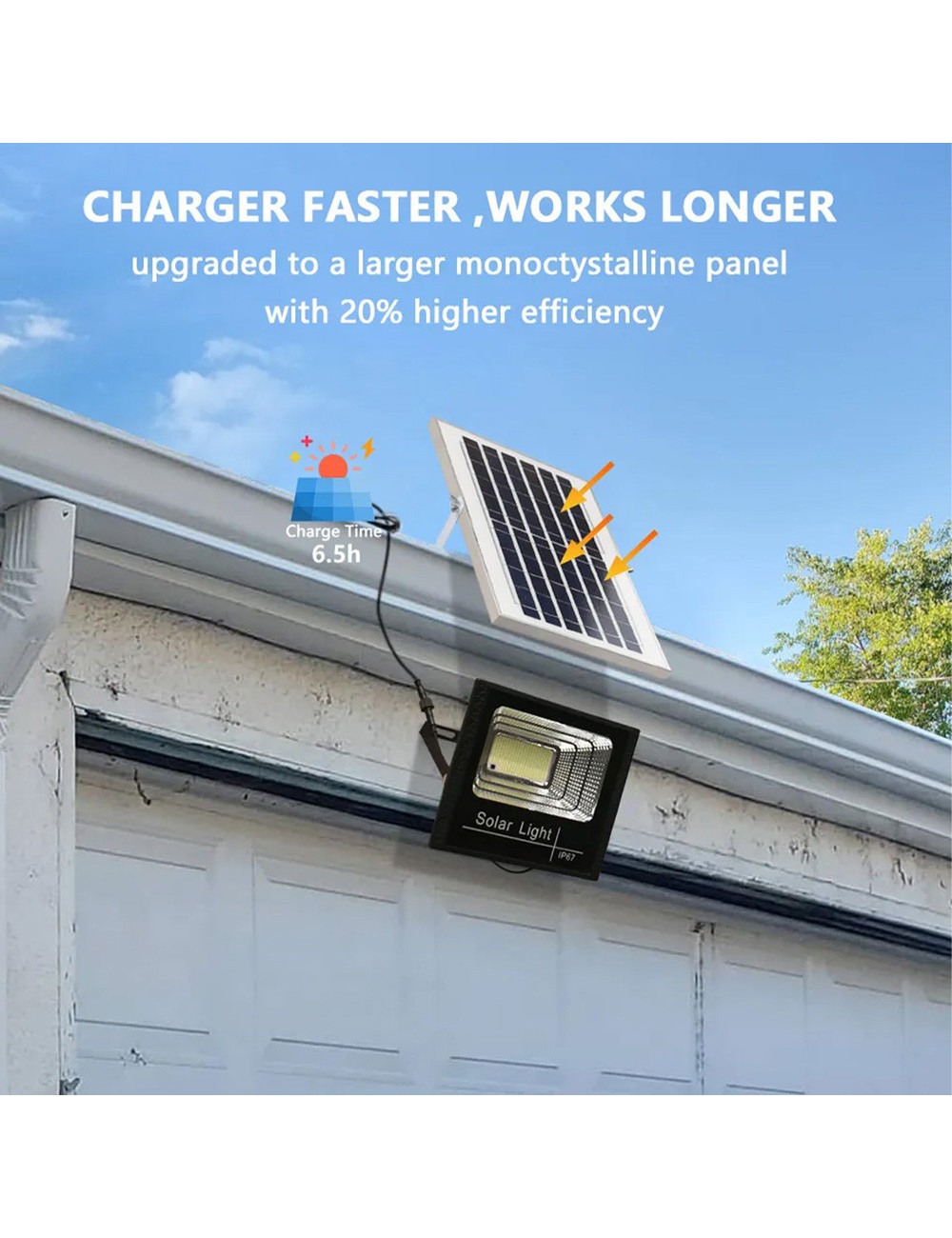 SOLAR GARDEN LIGHT WITH REMOTE CONTROL