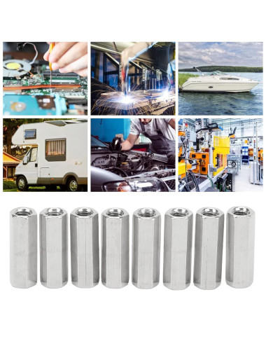 GI HEX NUT LONG 8 MM