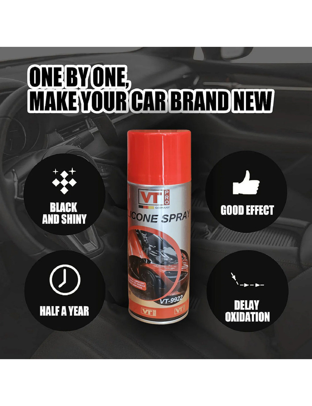 VT9923 SILICONE SPRAY 450ML