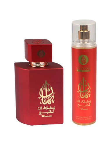 AL KHALEEJ WOMEN GIFT SET PERFUME 100ML+DEO 250ML