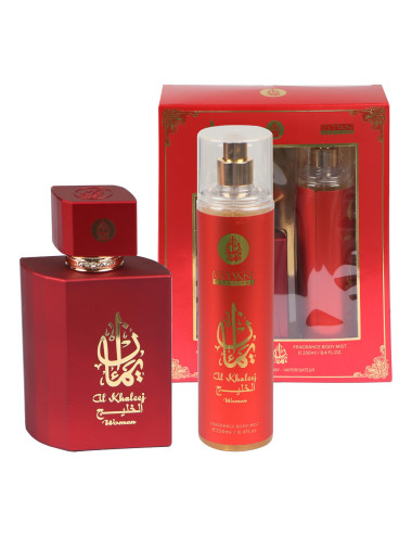 AL KHALEEJ WOMEN GIFT SET PERFUME 100ML+DEO 250ML
