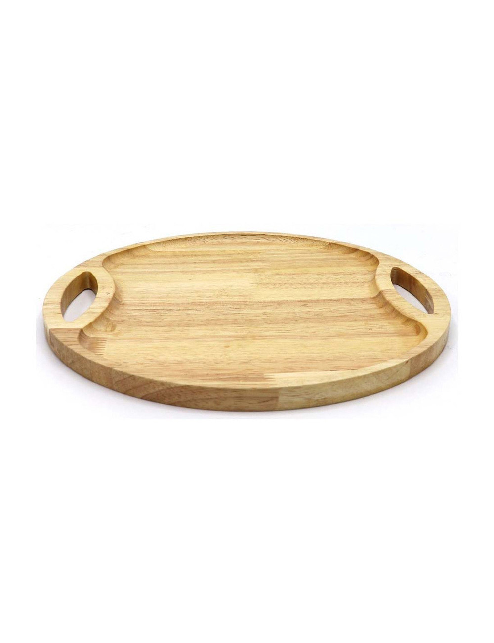 4005 WOODEN ROUND TRAY 30CM