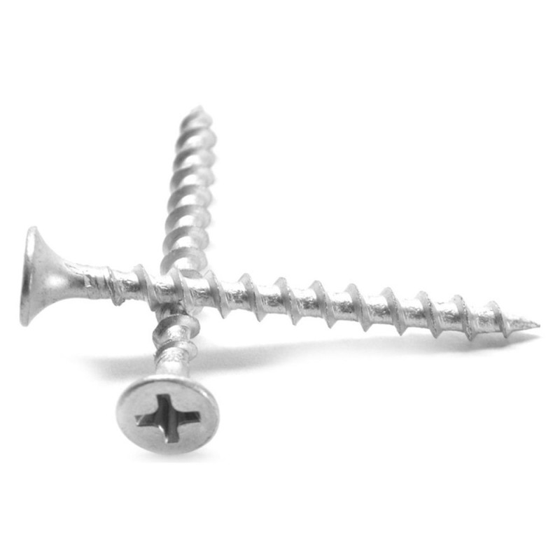 PHILLIPS BUGLE HEAD DRYWALL SCREW WHITE 2-1/2" × 6