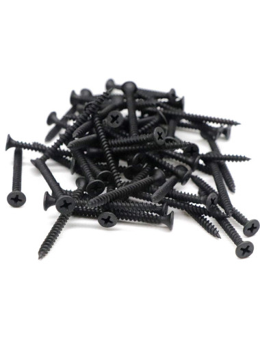 برغي جيبسون بورد اسود سن خشن "2×8 TWN