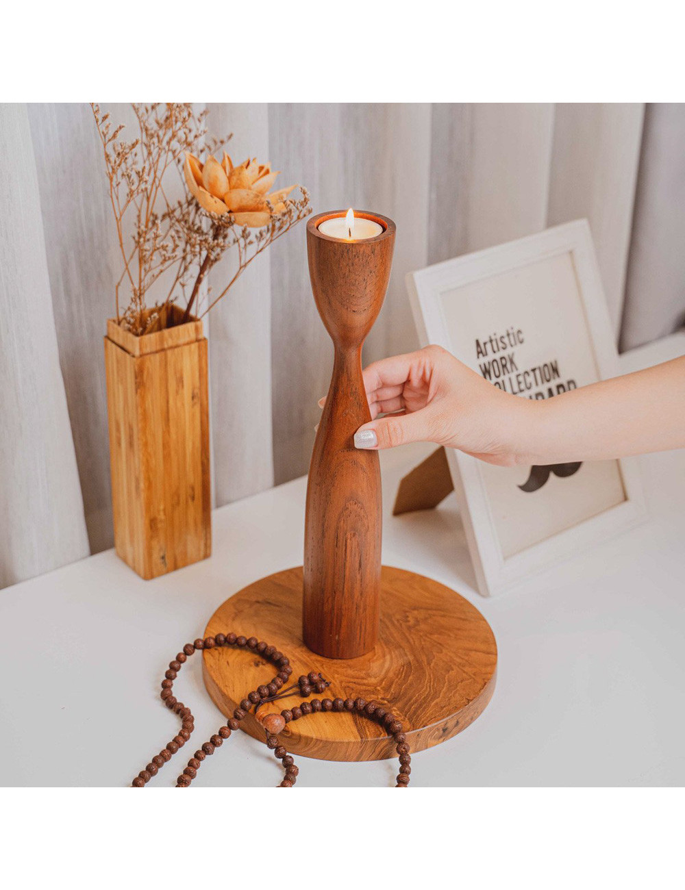 2029 WOODEN JASHMAYI MULTI-SHAPE