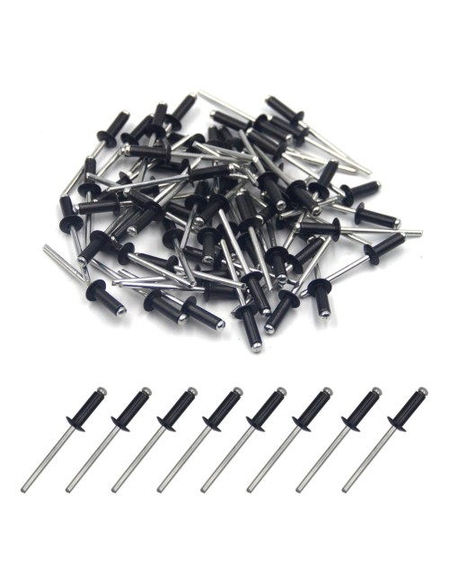 ALUMINIUM RIVET BLACK 3.2 X 6