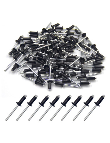 ALUMINIUM RIVET BLACK 3.2 12
