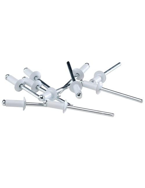 ALUMINIUM RIVET WHITE 3.2 X 12
