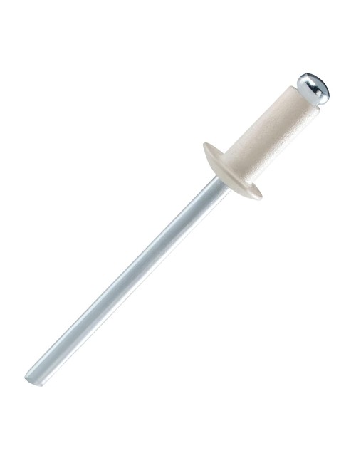 ALUMINIUM RIVET BEIGE 3.2 X 12
