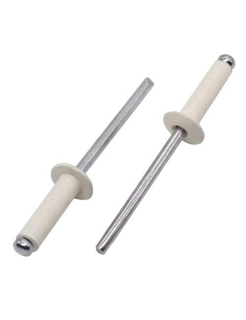 ALUMINIUM RIVET BEIGE 4 X 10