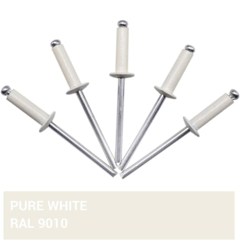 ALUMINIUM RIVET BEIGE 4 X 10