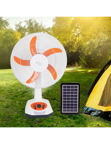 LD-3316 SOLAR FAN AC/DC 16"