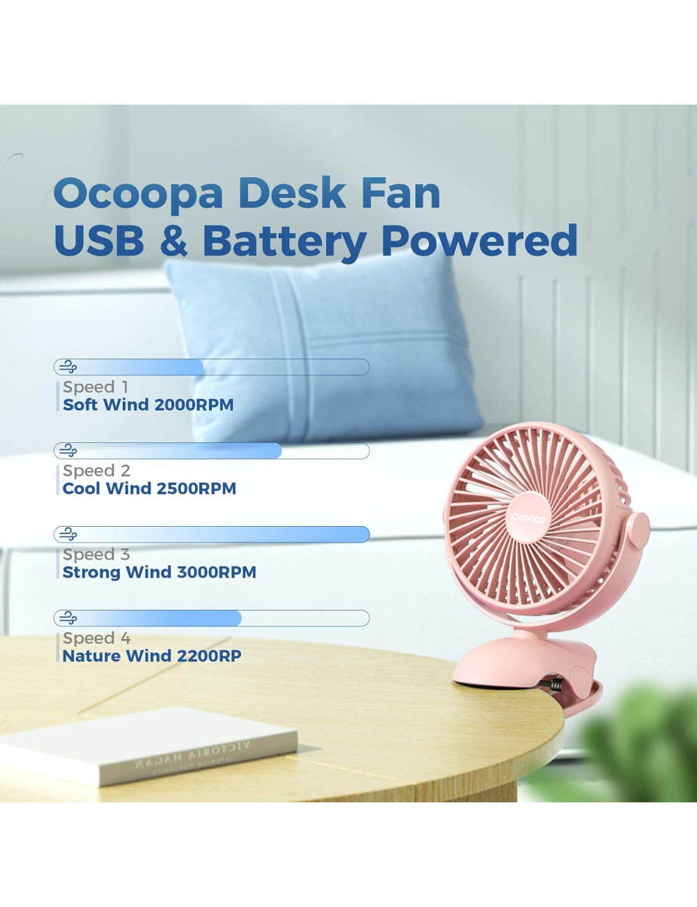 D405 DESKTOP USB CLIP FAN