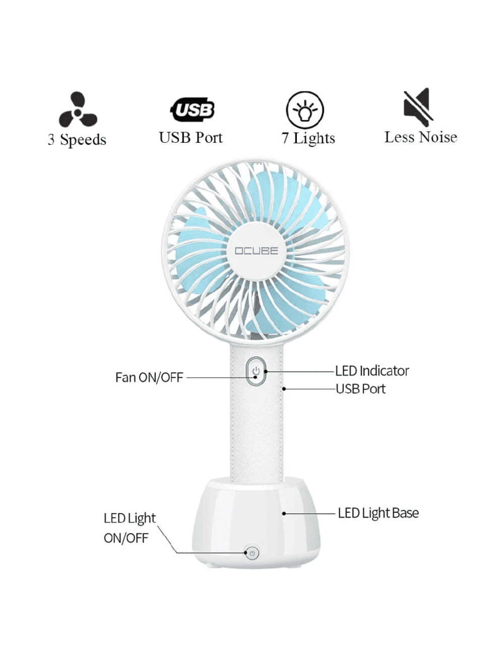 D401 DESKTOP HANDHELD FAN