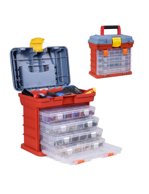MJ31082 279X184X260MM TOOL BOX PLASTIC HANDLE