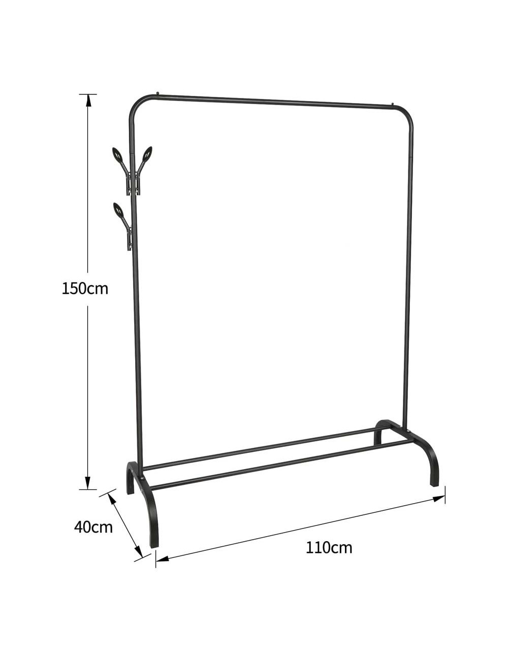 2046 CLOTH DRYING RACK 110 × 150 × 40