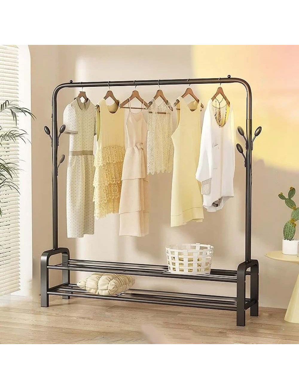 2051 DRYING RACK BLACK 40 × 150 × 110