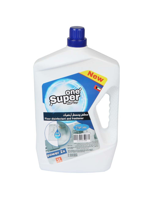 ONE SUPER مطهر ومعطر ارضيات 3 لتر 2 حبة