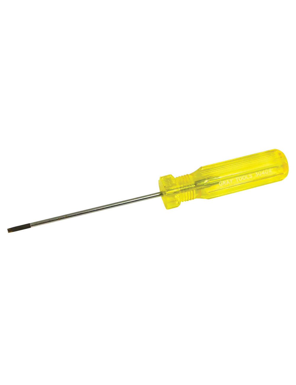 SLOTTED SCREWDRIVER WITH PLASTIC HANDLE 6"