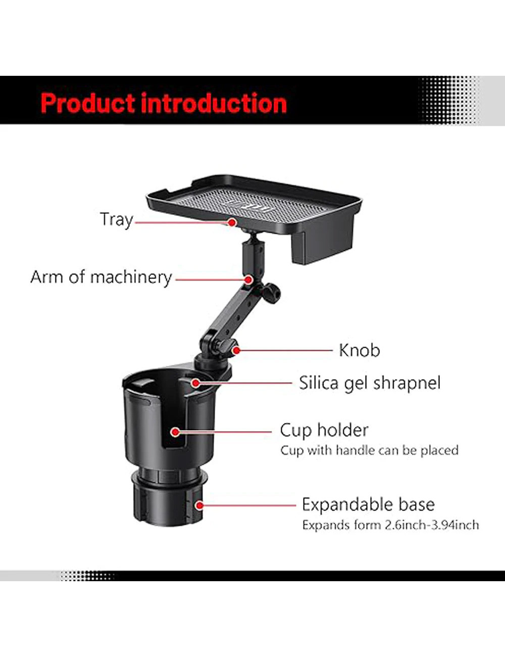 SD-1058 CAR CUP HOLDER