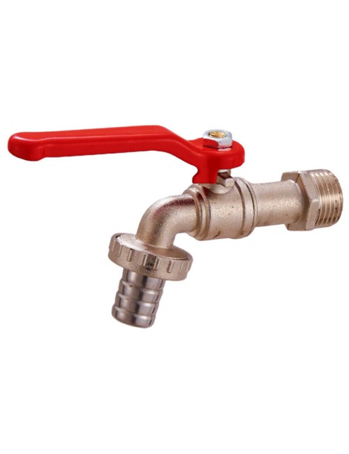 LEVER HANDLE HOSE BIBCOCK ZINC 1/2"