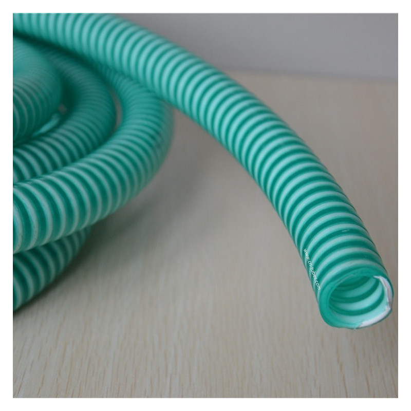 PVC SUCTION HOSE MEDIUM DUTY GREEN 1" X 50 MTR