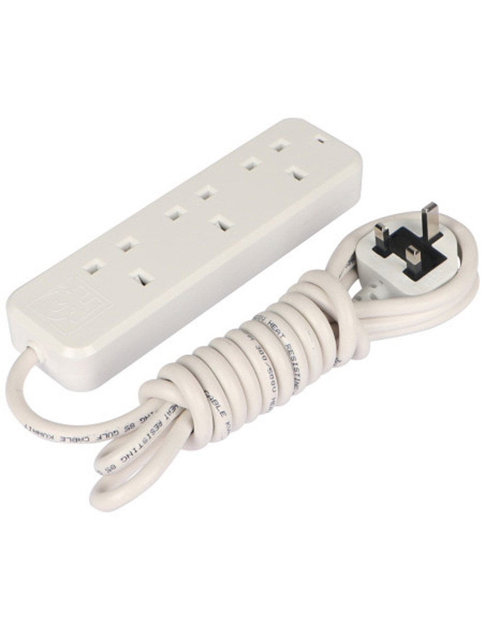 VOLT EXTENSION SOCKET 3WAY X 2MTR WHITE