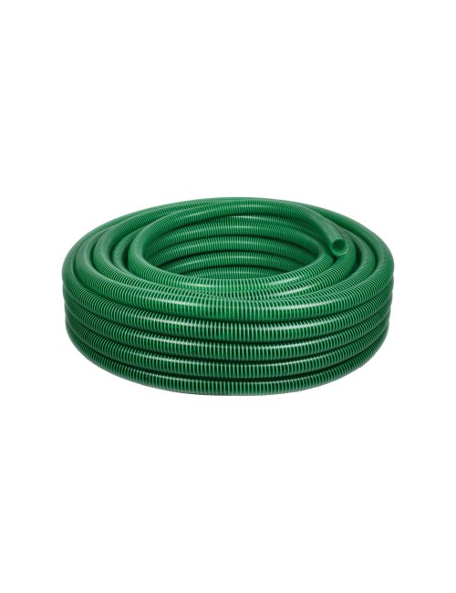 PVC SUCTION HOSE MEDIUM DUTY GREEN 1-1/2" X 50 MTR
