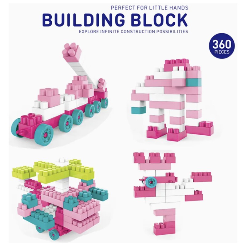 JX688-68 مجموعة كتل، 360 قطعة