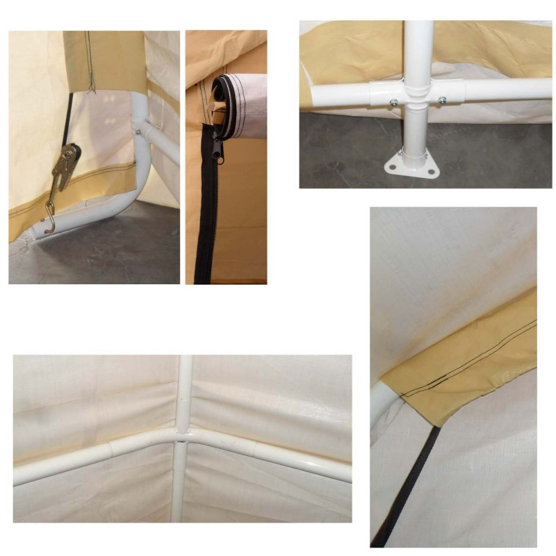 103-1398N2 AUTO STORAGE SHELTER 3 x 5 x 2.4 MTR