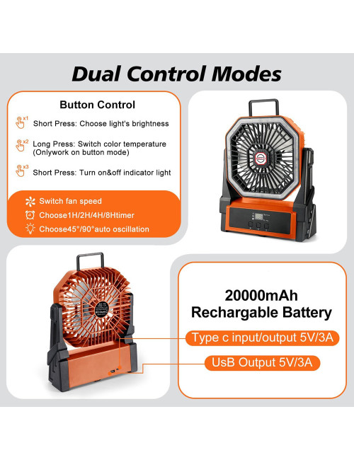 A18-2000 USB OUTDOOR FAN