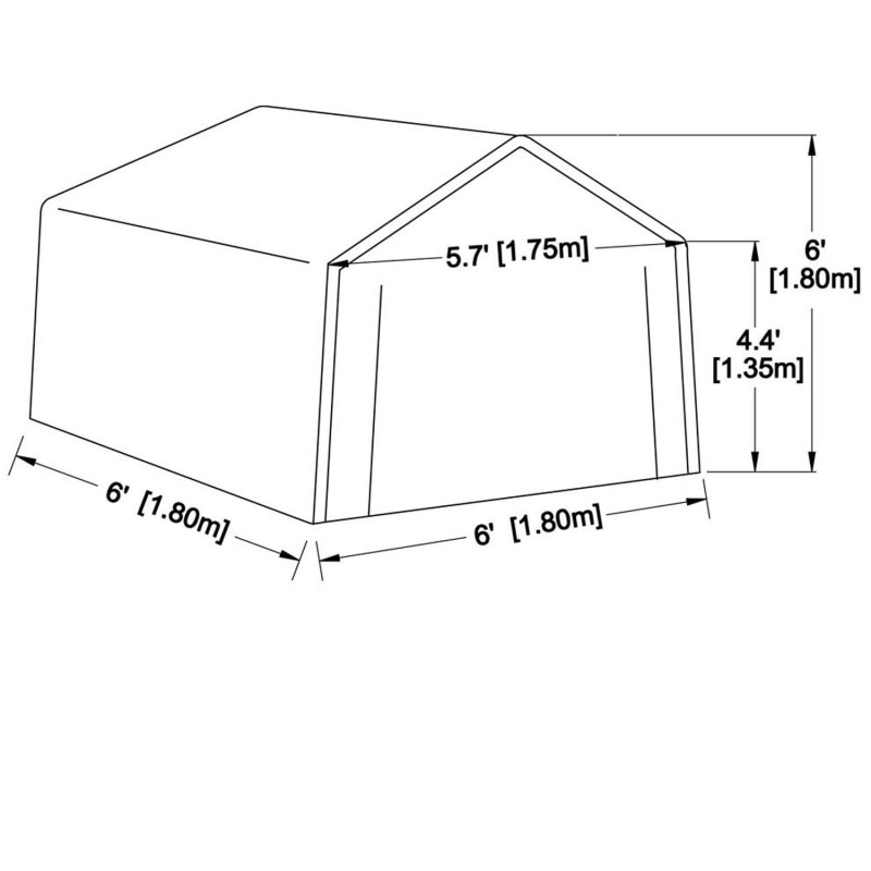 103-0606 خيمة حديقة 1.8×1.8×1.8 CHN