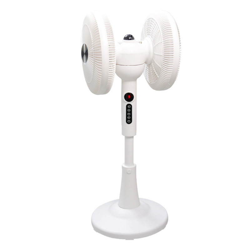 FH360-002DC 5IN1 360 SMART DOUBLE HEAD ELECTRIC STAND FAN 80W