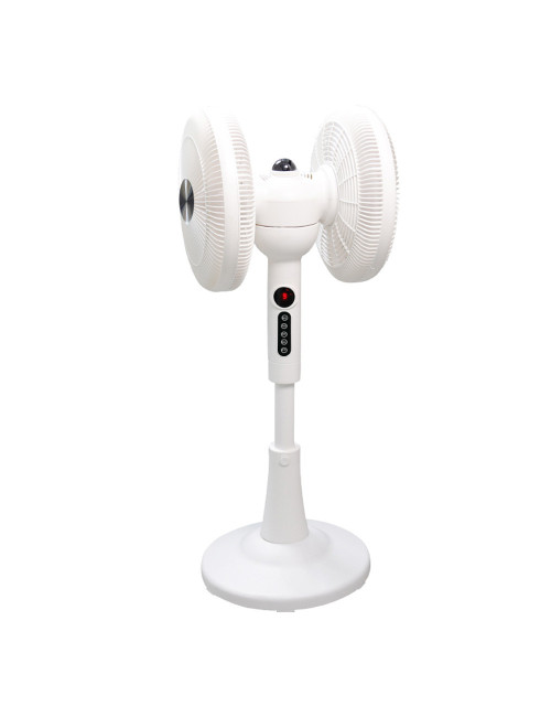 FH360-002DC 5IN1 360 SMART DOUBLE HEAD ELECTRIC STAND FAN 80W