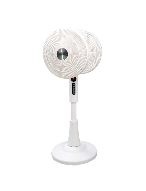 FH360-002DC 5IN1 360 SMART DOUBLE HEAD ELECTRIC STAND FAN 80W